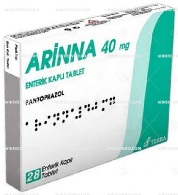 Arinna Enterik Coated Tablet 40 Mg