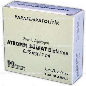 Atropin Sulfat Ampul – Biofarma   0.25 Mg