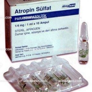 Atropin Sulfat Ampul - Drogsan  0.25 Mg