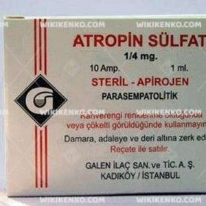 Atropin Sulfat Ampul – Galen  0.25 Mg