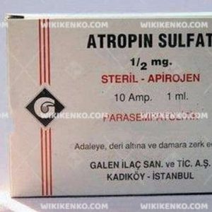 Atropin Sulfat Ampul – Galen  0.5 Mg