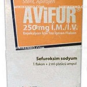 Avifur I.M./I.V. Injection Icin Powder Iceren Vial 250 Mg