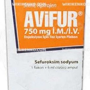 Avifur I.M./I.V. Injection Icin Powder Iceren Vial 750 Mg