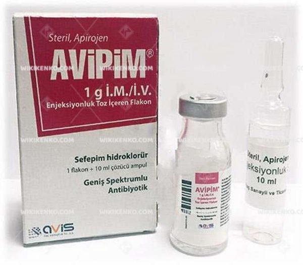 Avipim I.M./I.V. Injection Powder Iceren Vial 1 G