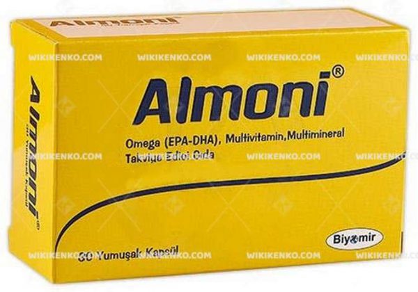 Almoni Omega (Epa - Dha), Multivitamin, Multimineral Takviye Edici Gida