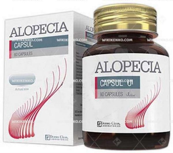 Alopecia Capsule Vitamin Mineral Iceren Takviye Edici Gida