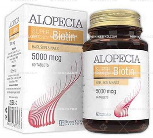 Alopecia Super Potency Biotin Tablet 5000 Mcg