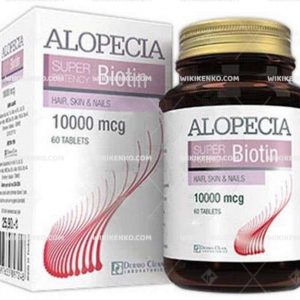 Alopecia Super Potency Biotin Tablet  10000 Mcg