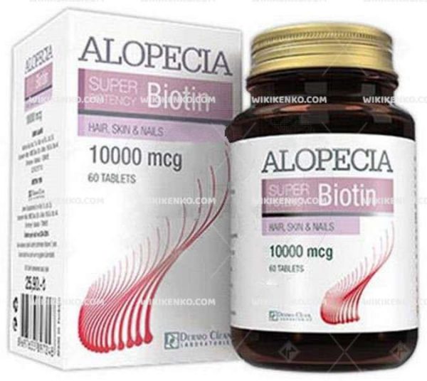 Alopecia Super Potency Biotin Tablet 10000 Mcg