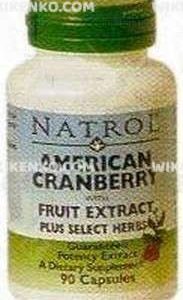 American Cranberry Fruit Extract Plus Select Herbs