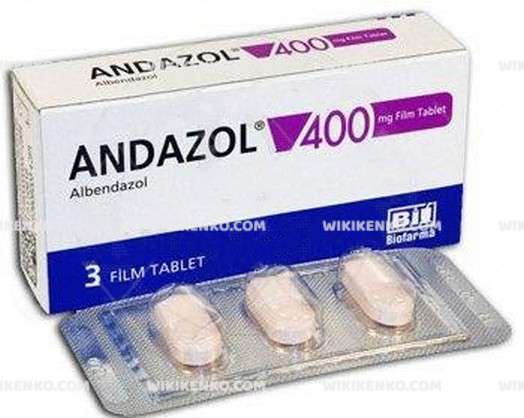 Andazol Film Tablet 400 Mg