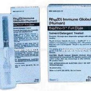 Bay Rho – D Tam Doz Rho – D Immun Globulin (Insan)
