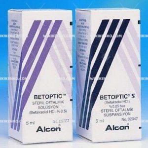 Betoptic Sterile Oftalmik Solution