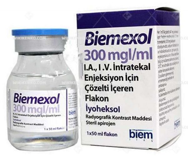 Biemexol Ia, Iv, Intratekal Injection Icin Solution Iceren Vial