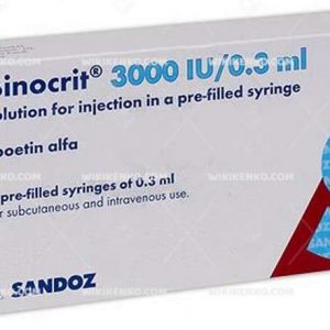 Binocrit Sc/Iv Injection Icin Solution Iceren Kull. Haz. Injector  3000 Iu