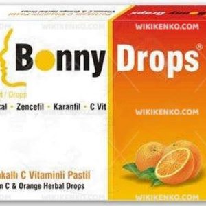 Bonnydrops Portakalli C Vitaminli Pastil