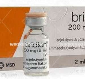 Bridion Iv Injection Solution Iceren Vial 200 Ml