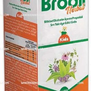 Brodil Herbal Kids Bitkisel Ekstreler Iceren Propolisli Liquid Takviye Edici Gida