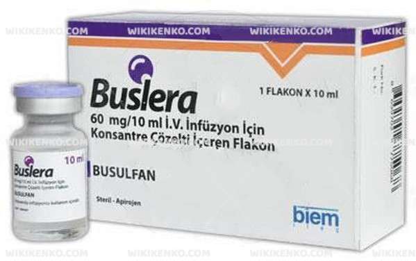 Buslera I.V Infusion Icin Konsantre Solution Iceren Vial