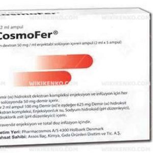 Cosmofer Iron Dextran Injection Solution Iceren Ampul