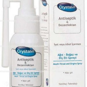 Crystalin Antiseptik Agiz – Bogaz Ve Dis Eti Spray