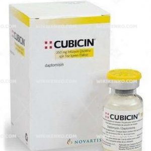 Cubicin Injection Solution Icin Powder Iceren Vial 350 Mg