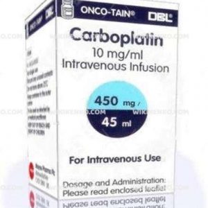 Carboplatin Dbl Injection Solution Iceren Vial 450 Mg