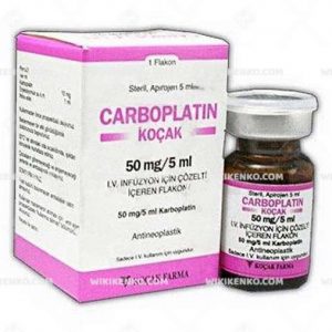 Carboplatin – Kocak Iv Infusion Icin Solution Iceren Vial 50 Mg
