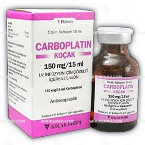 Carboplatin – Kocak Iv Infusion Icin Solution Iceren Vial 150 Mg