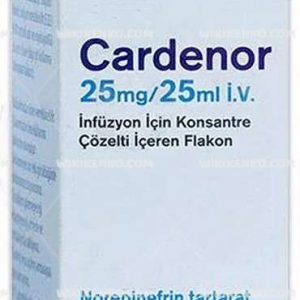 Cardenor Iv Infusion Icin Konsantre Solution Iceren Vial
