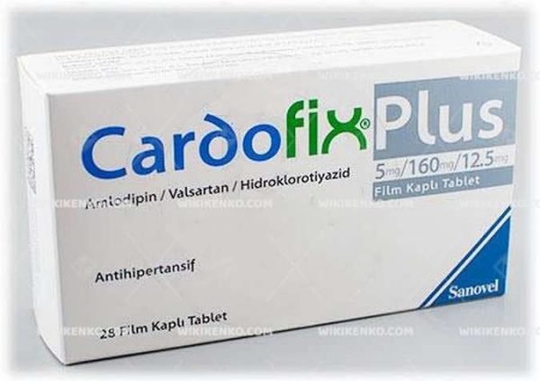 Cardofix Plus Film Coated Tablet 5 Mg/160Mg/12.5Mg