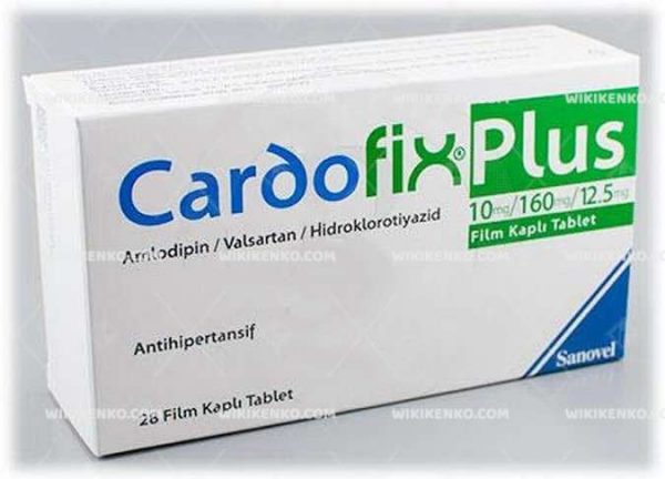 Cardofix Plus Film Coated Tablet 10 Mg/160Mg/12.5Mg
