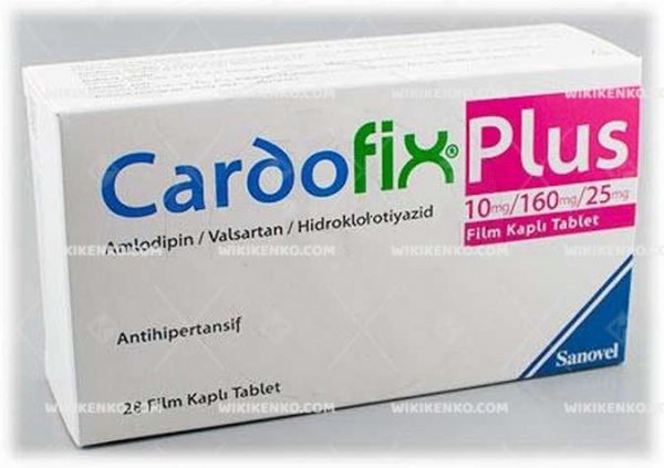 Cardofix Plus Film Coated Tablet 10 Mg/160Mg/25Mg
