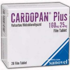 Cardopan Plus Film Tablet 160 Mg/25Mg