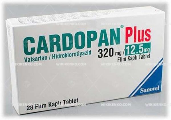Cardopan Plus Film Tablet 320 Mg/12.5Mg