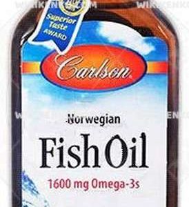 Carlson Fish Oil Liquid Syrup (Limon)
