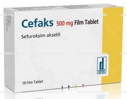 Cefaks Film Tablet 500 Mg