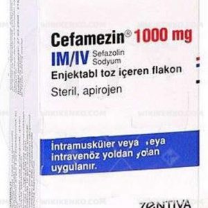 Cefamezin Im/Iv Injection Powder Iceren Vial 250 Mg