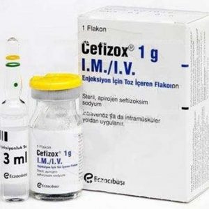 Cefizox Im/Iv Injection Icin Powder Iceren Vial 1000 Mg