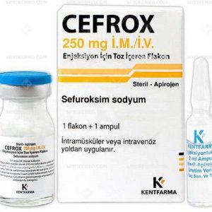 Cefrox Im/Iv Injection Icin Powder Iceren Vial 250 Mg