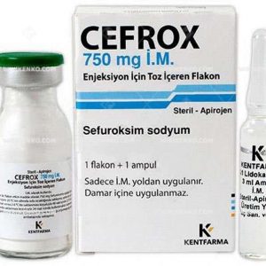 Cefrox Im Injection Icin Powder Iceren Vial