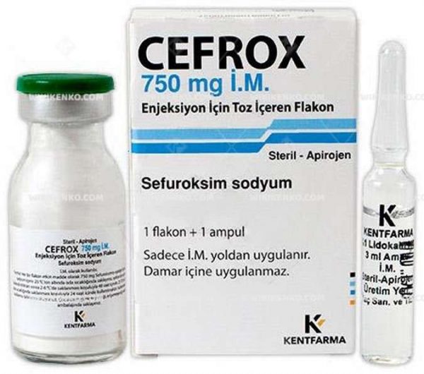 Cefrox Im Injection Icin Powder Iceren Vial