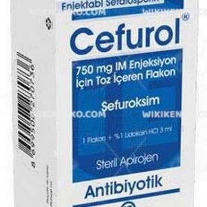 Cefurol Im Injection Icin Powder Iceren Vial 750 Mg