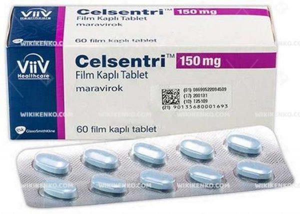 Celsentri Film Coated Tablet 150 Mg