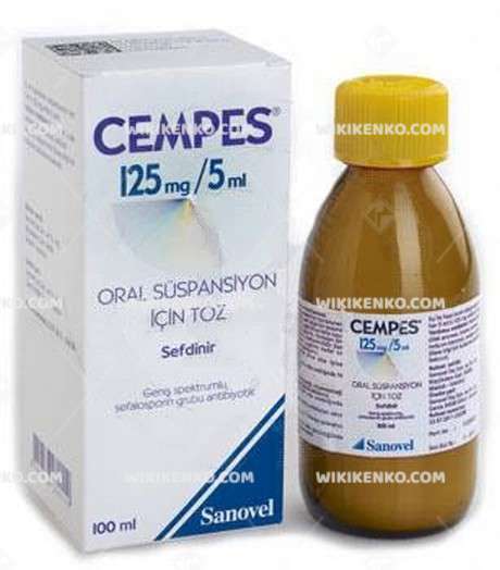 Cempes Oral Suspension Icin Powder 125 Mg
