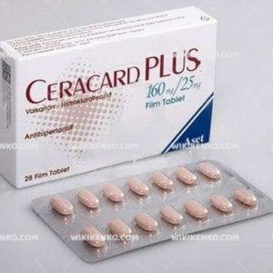 Ceracard Plus Film Tablet 160 Mg / 25 Mg