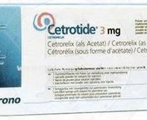 Cetrotide Injection Solution Icin Powder Ve Cozucu 3 Mg