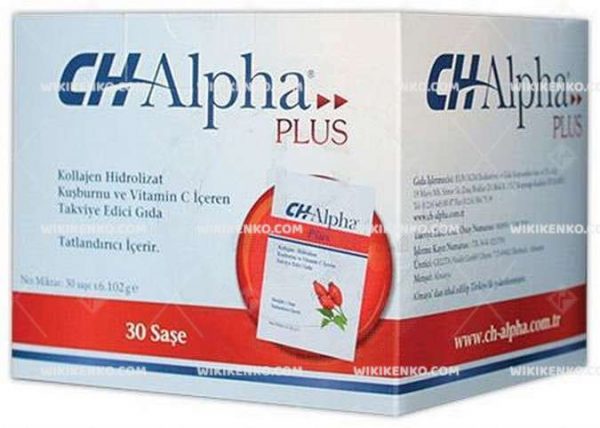 Ch - Alpha Plus Kollajen Hidrolizat, Kusburnu Ve Vitamin C Iceren Takviye Edici Gida