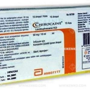 Chirocaine Infusion Icin Konsantre Solution Iceren Ampul 50 Mg