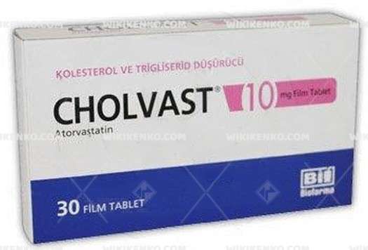 Cholvast Film Tablet 10 Mg